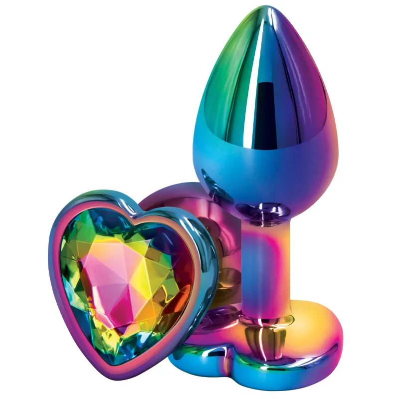 Rear Assets Bijou anal Heart Rainbow S 6 x 2.7cm